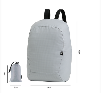 Foldable Backbag - Grey